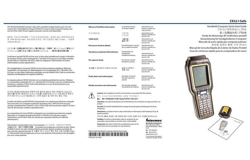 Intermec CK32IS User manual