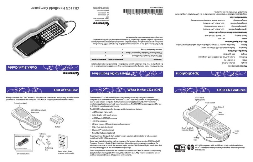 Intermec CK31C User manual