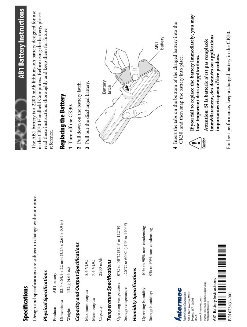 Intermec CK30 User manual