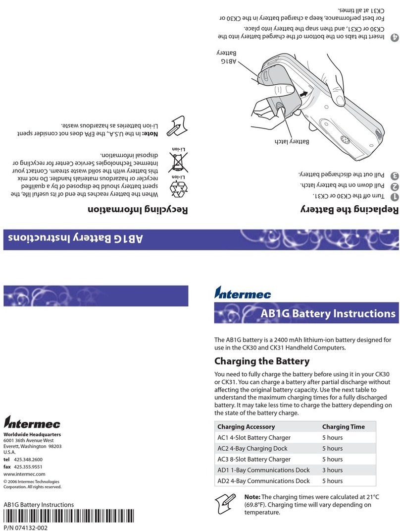 Intermec CK30 instructions