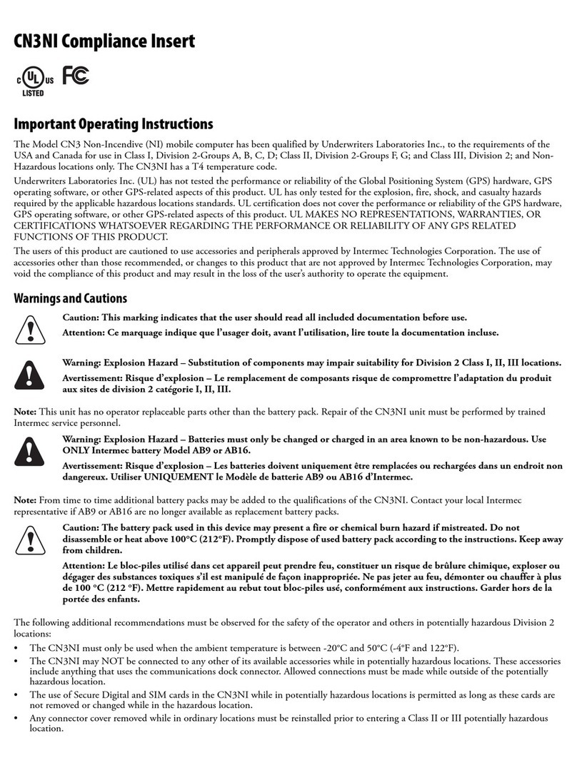 Intermec CN3NI Manual