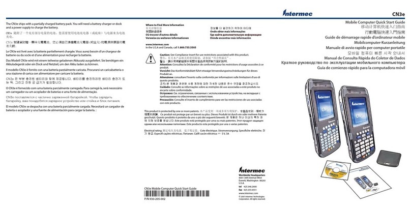 Intermec CN3E Series User manual