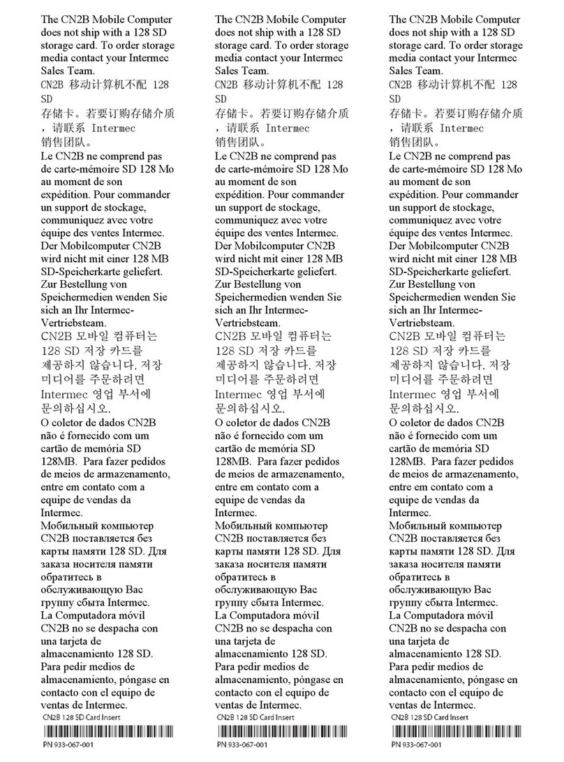 Intermec CN2B Manual
