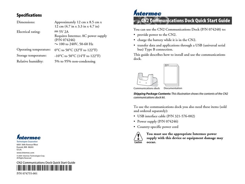 Intermec CN2 quick start guide