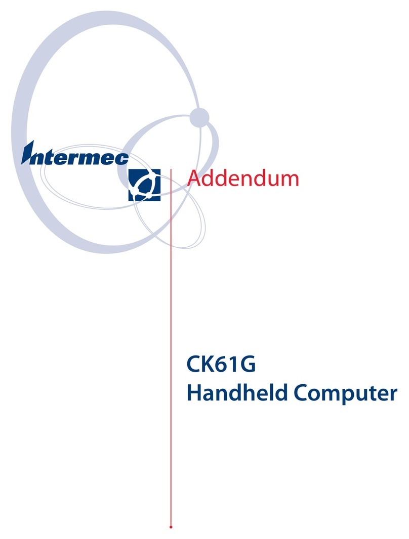Intermec CK61G Installation and operating instructions