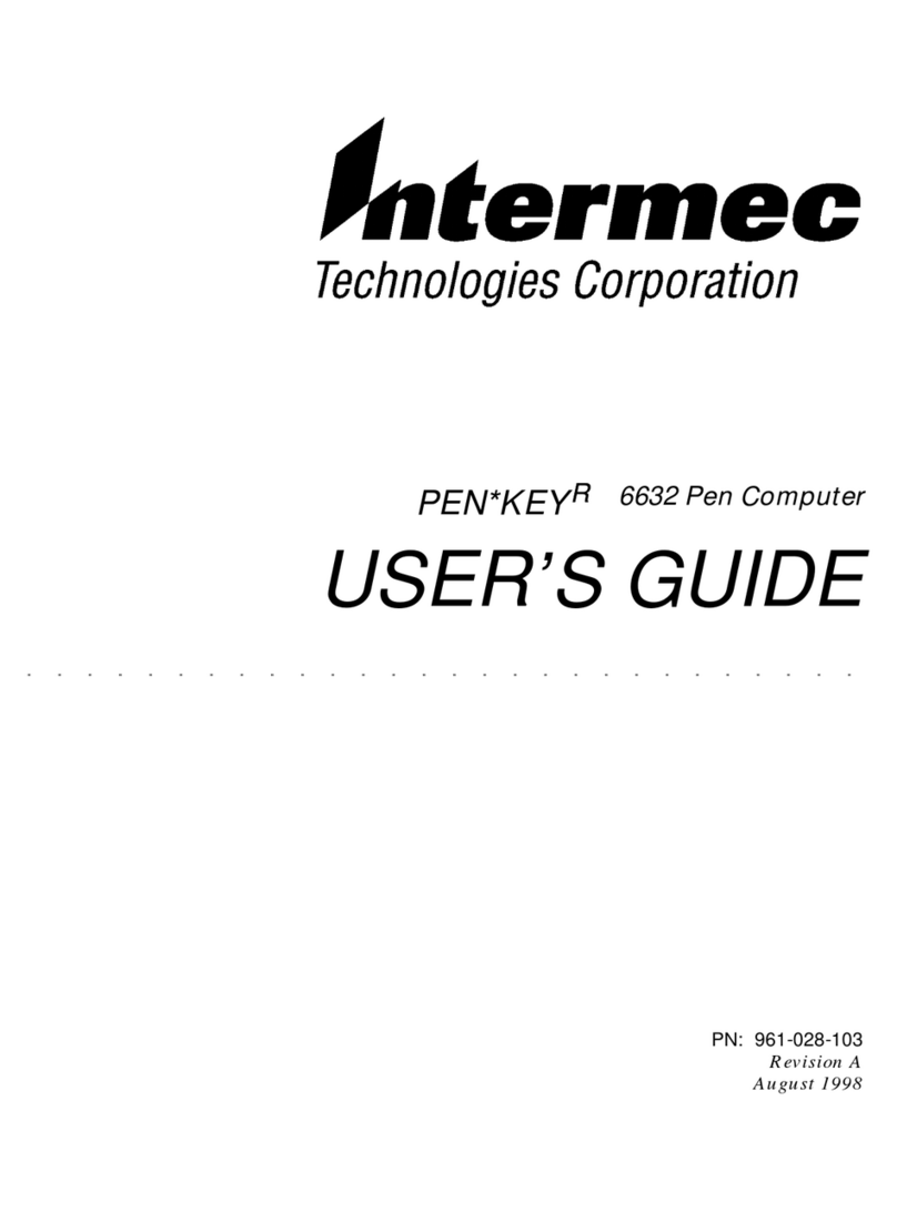 Intermec PEN*KEY 6632 User manual