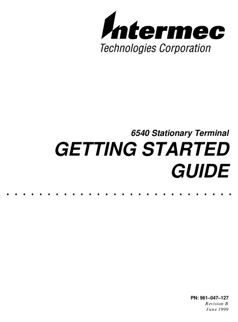 Intermec 6540 Getting started guide
