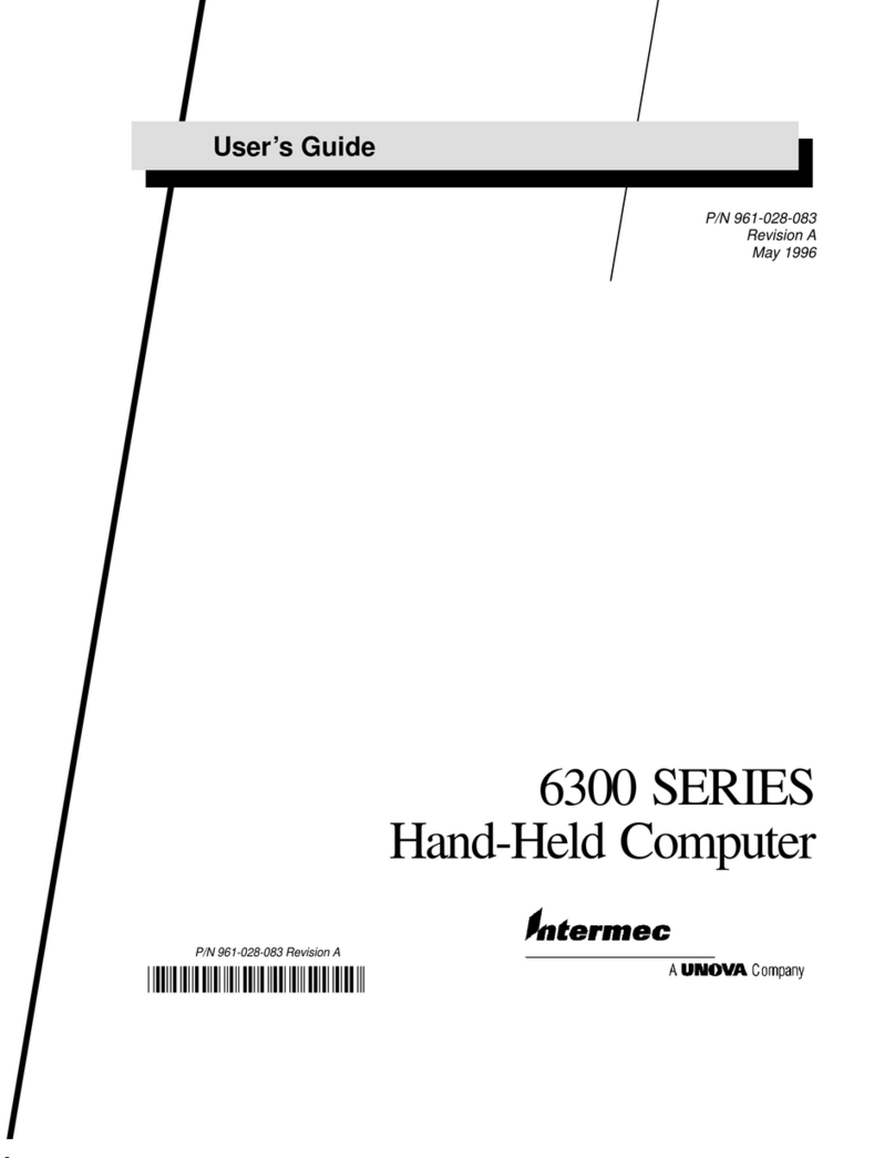 Intermec 6300 SERIES User manual