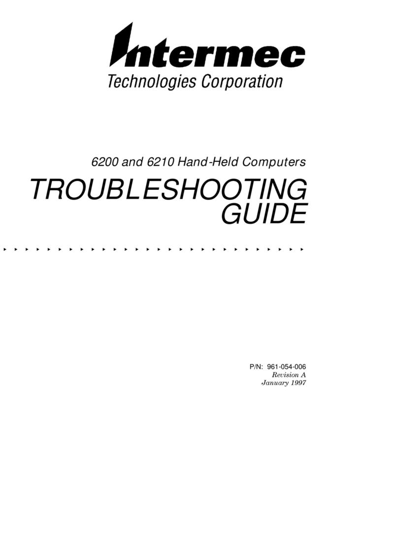 Intermec PEN*KEY 6200 User manual