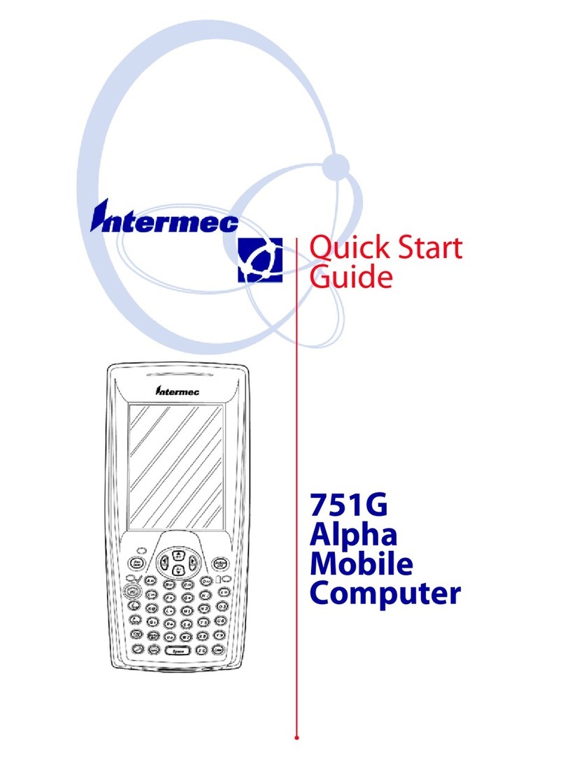 Intermec 751G User manual