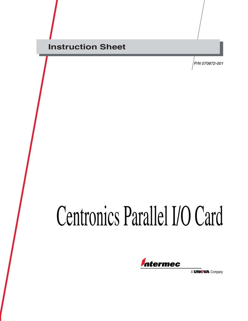 Intermec 3240 User manual
