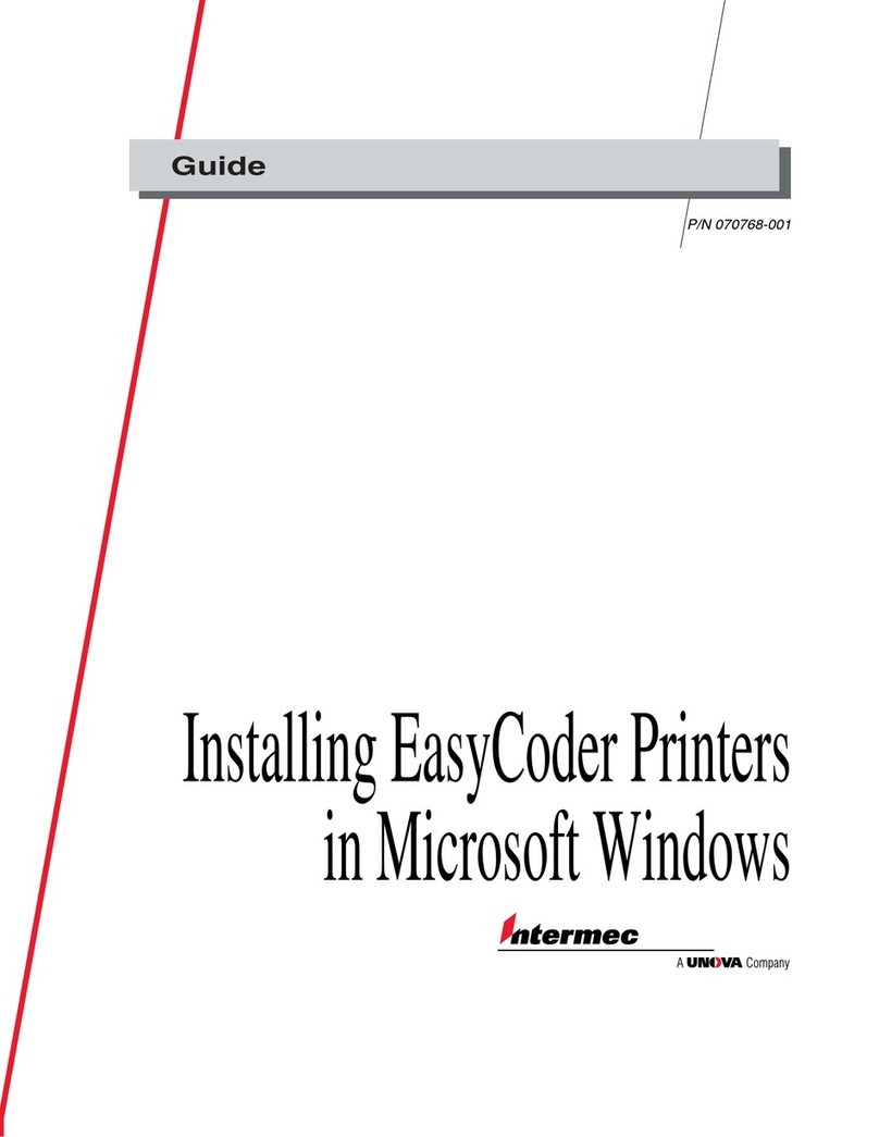 Intermec EasyCoder 101 user guide
