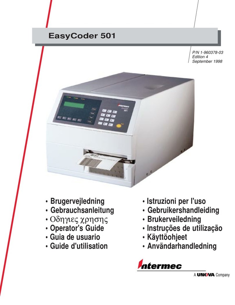 Intermec EasyCoder 501 SA User manual