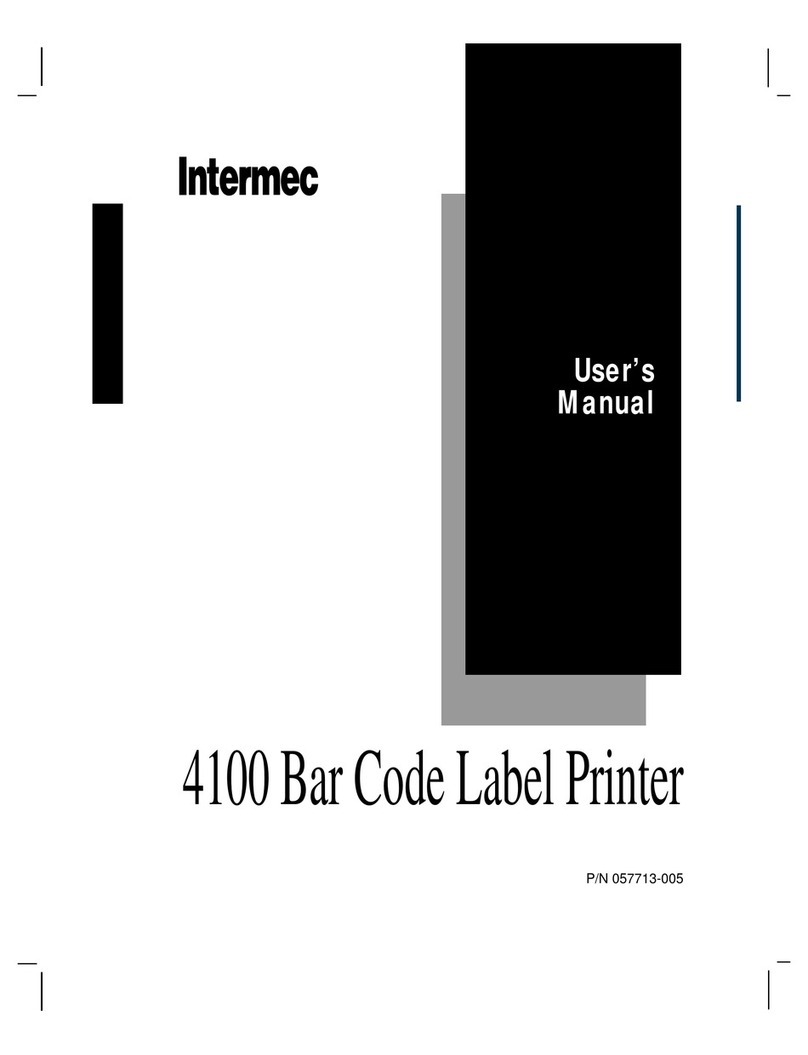 Intermec EasyCoder 4100 user manual