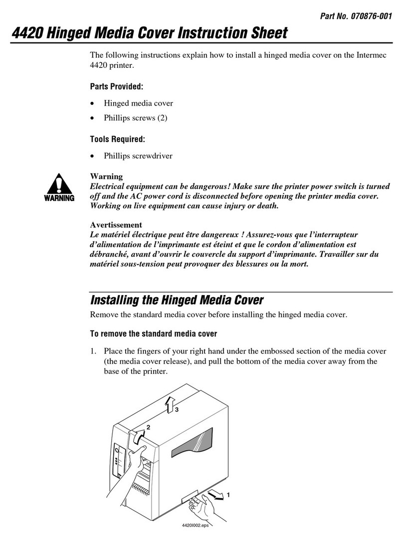Intermec EasyCoder 4420 Manual