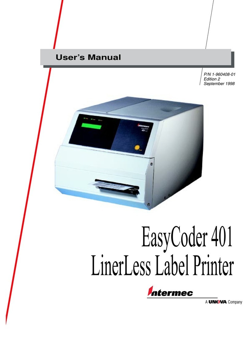 Intermec EasyCoder 401 User manual