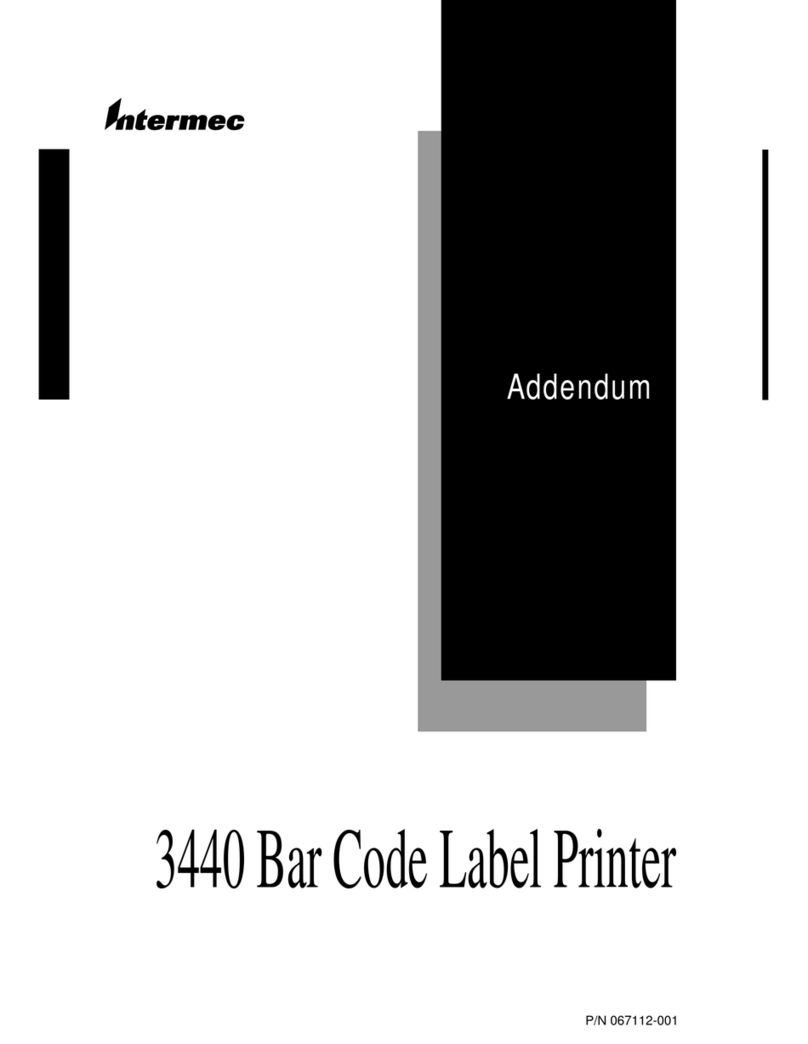 Intermec 3440 User manual