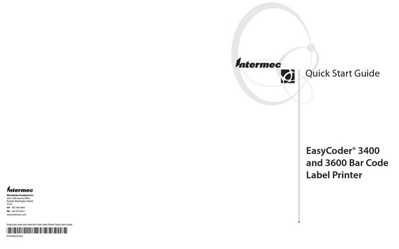 Intermec 3400 User manual