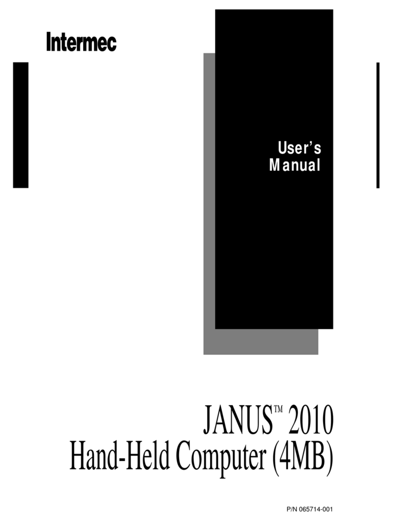 Intermec JANUS JG2010 User manual