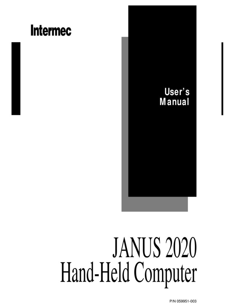 Intermec Janus 2020 user manual