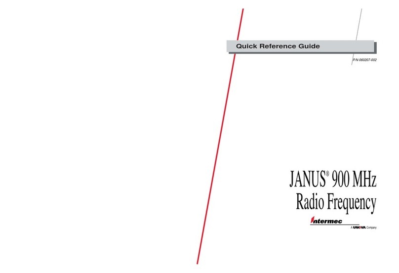 Intermec Janus 900 User manual