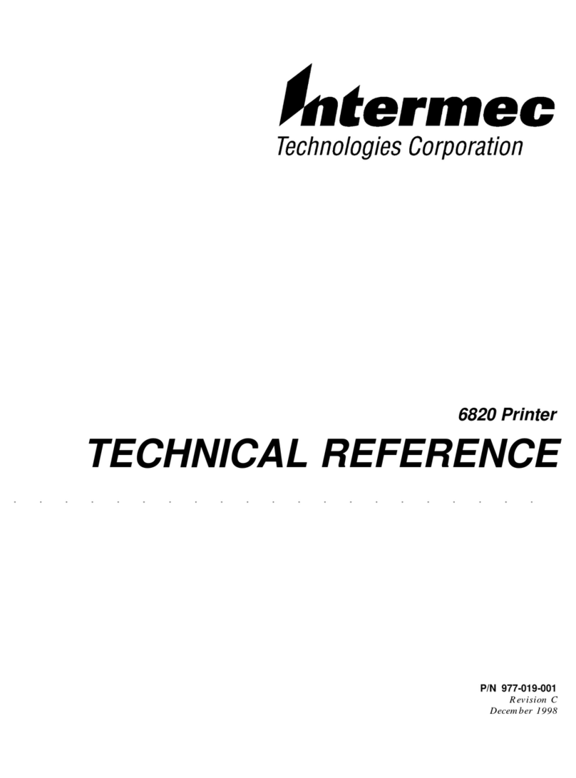 Intermec 6820 Series Use and care manual