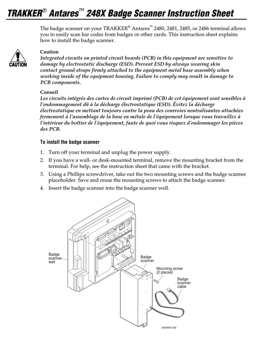 Intermec Trakker Antares 2480 User manual