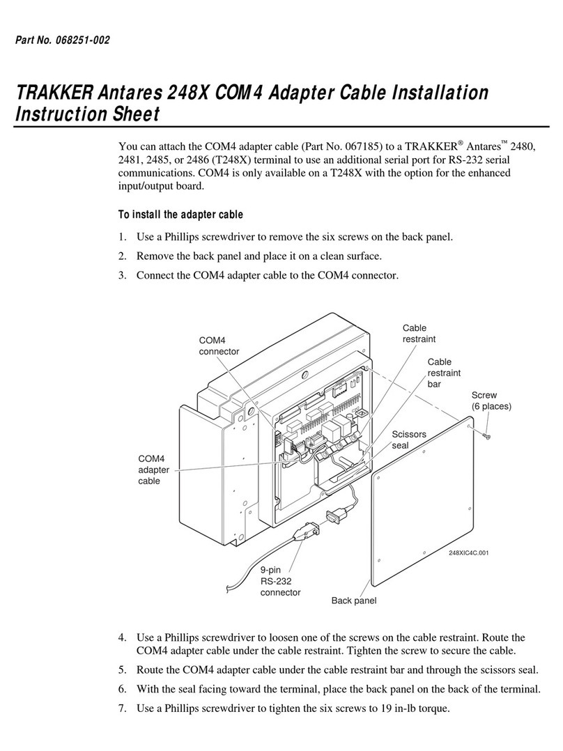 Intermec Trakker Antares 2480 install guide