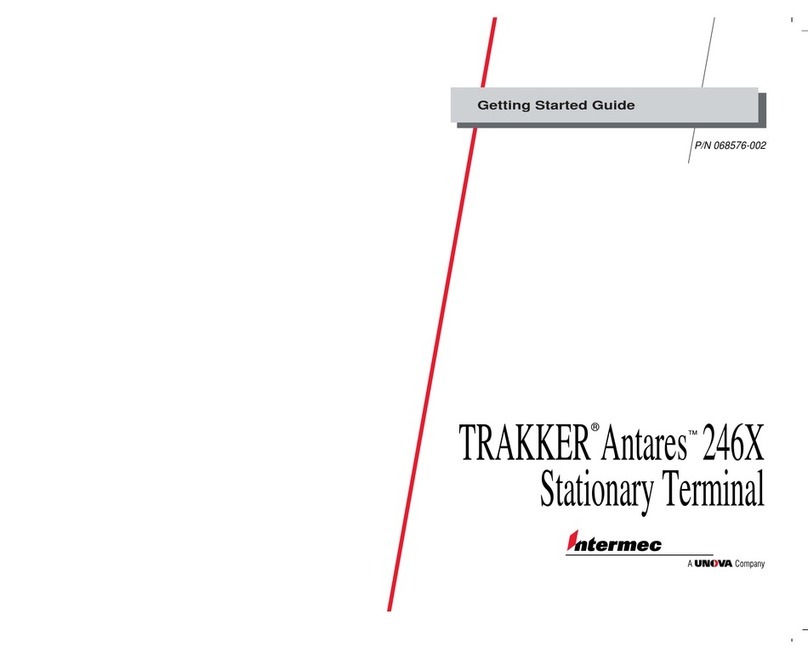 Intermec Trakker Antares 2460 Getting started guide