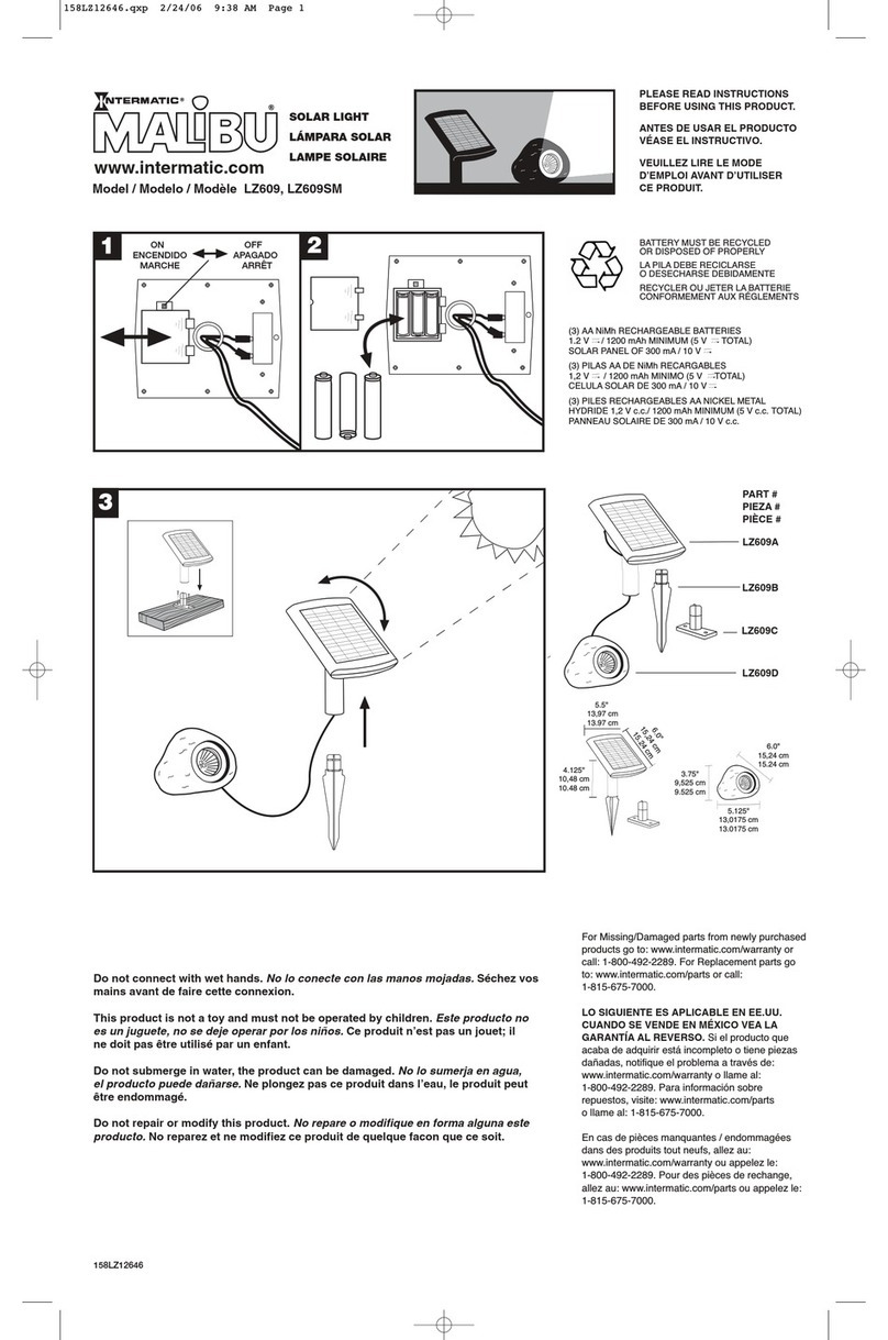 Intermatic LZ609 User manual