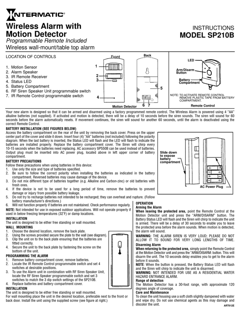 Intermatic SP210B User manual