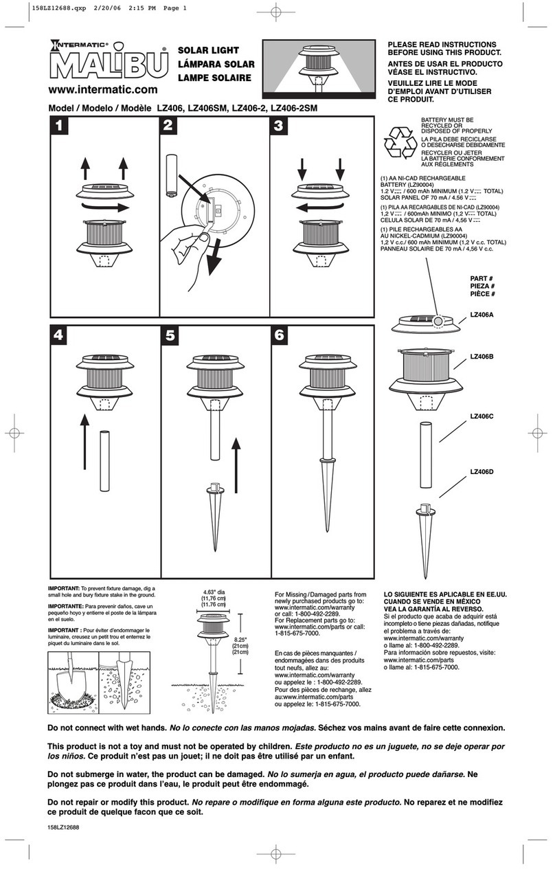Intermatic LZ406 User manual
