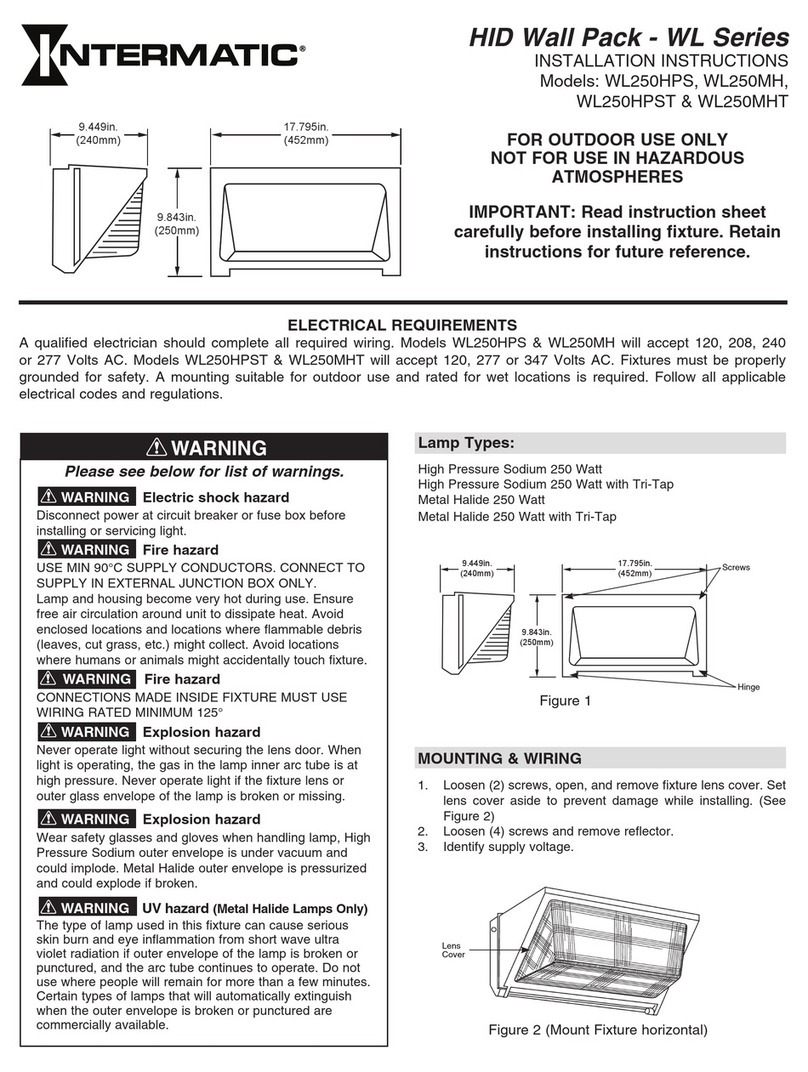 Intermatic WL250HPS installation instructions