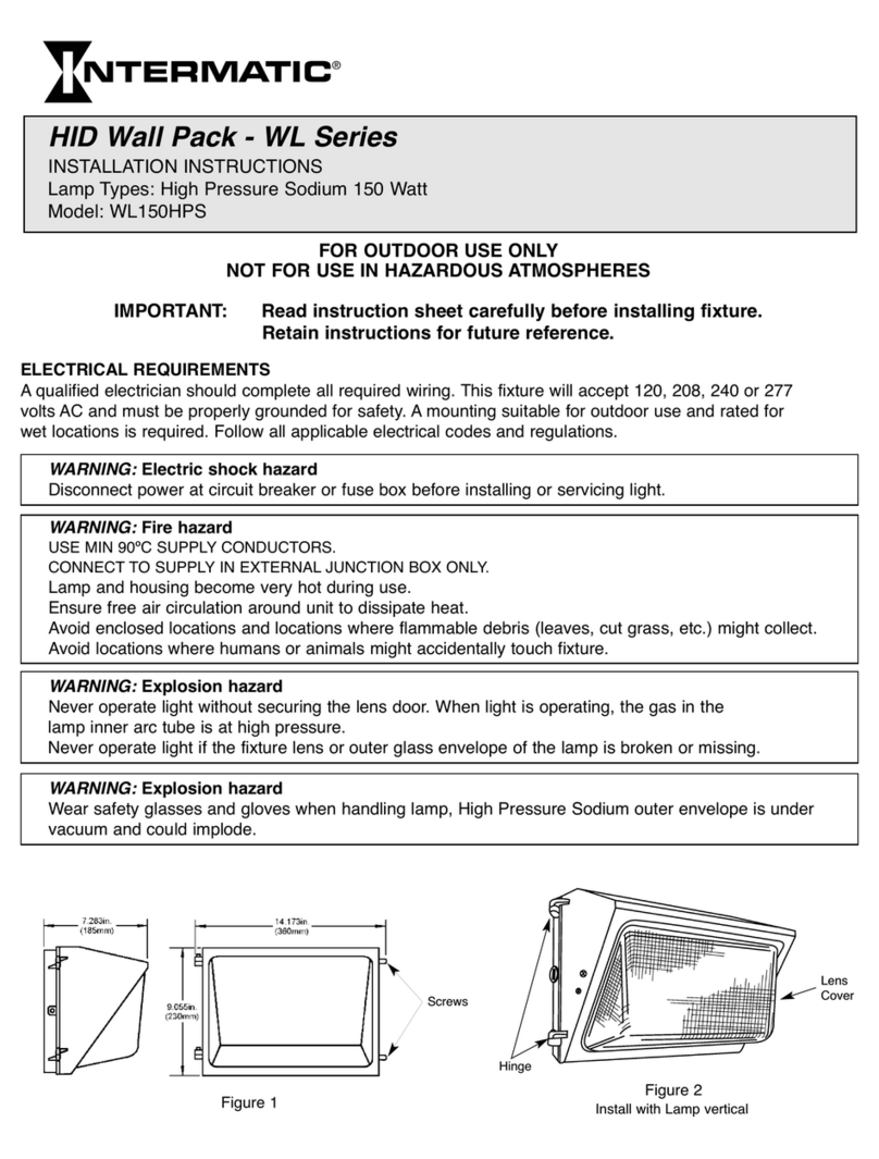 Intermatic WL150HPS installation instructions