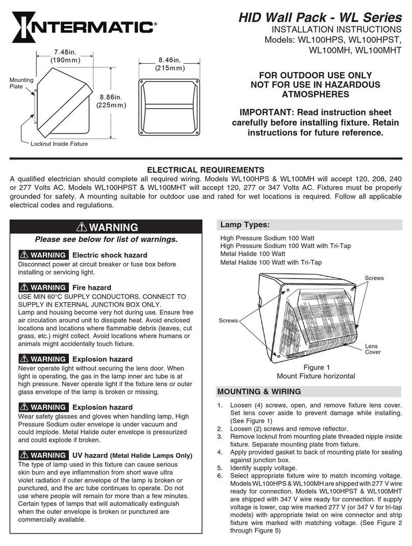 Intermatic WL100HPS User manual