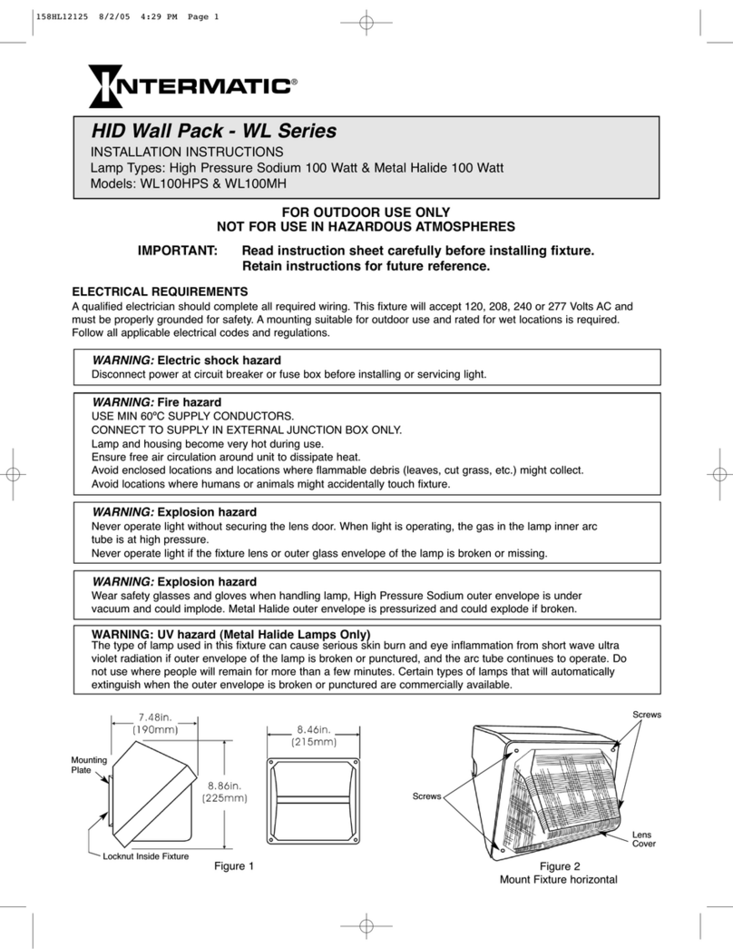 Intermatic WL100HPS User manual