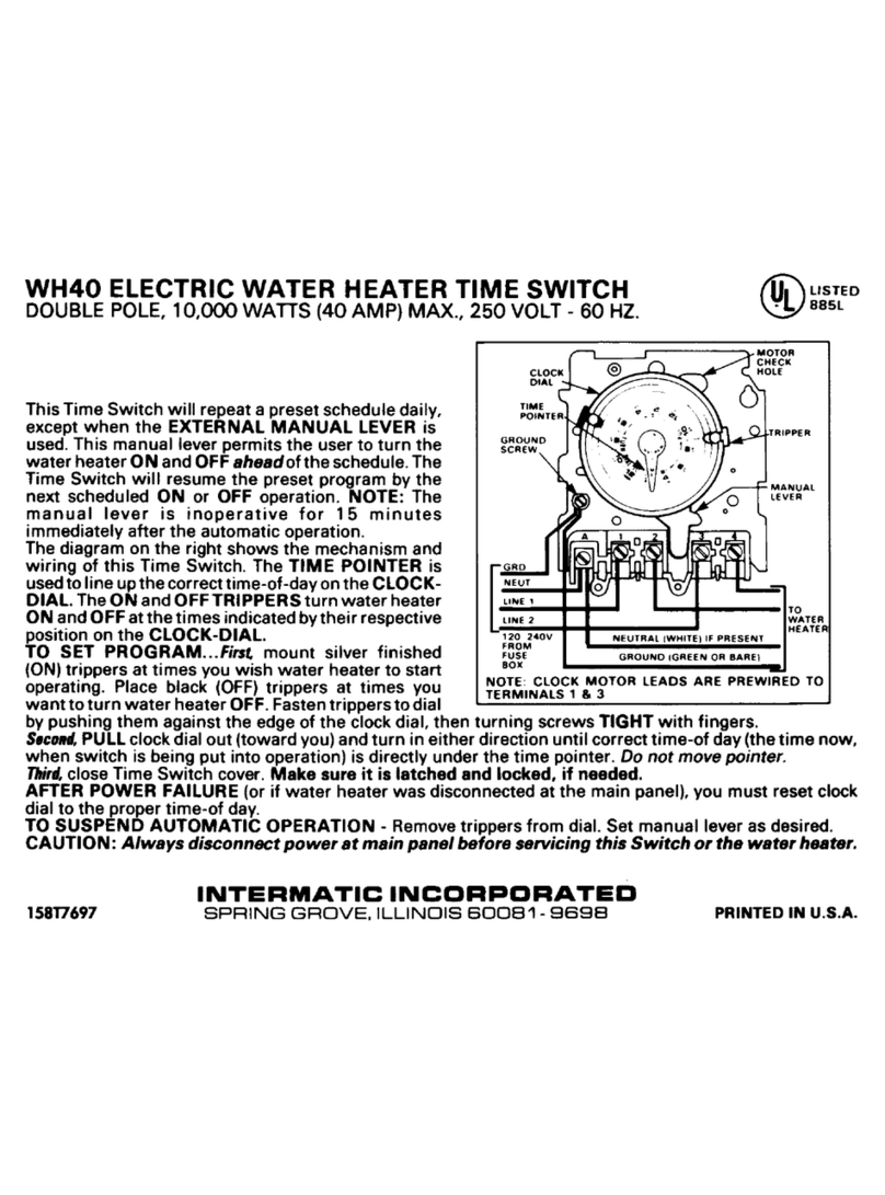 Intermatic WH40 user guide