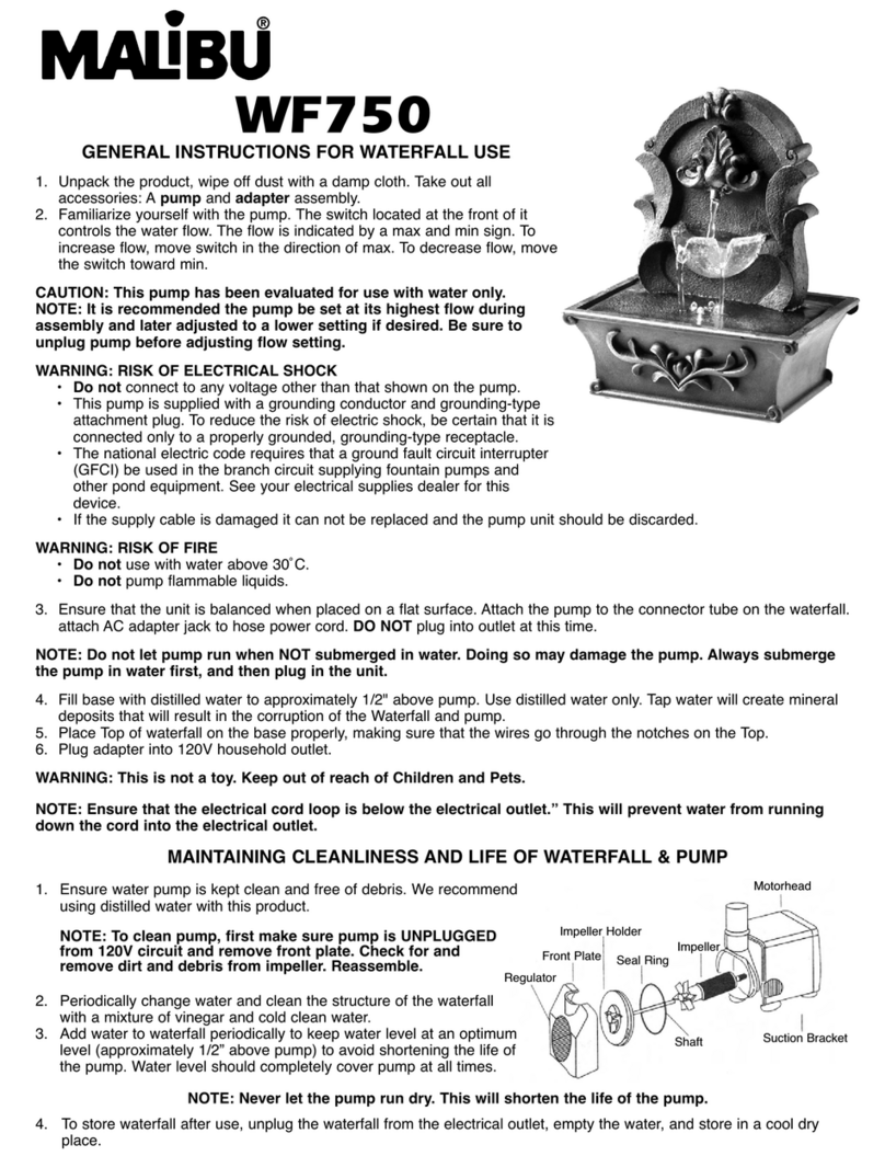 Malibu Boats WF750 Instruction manual