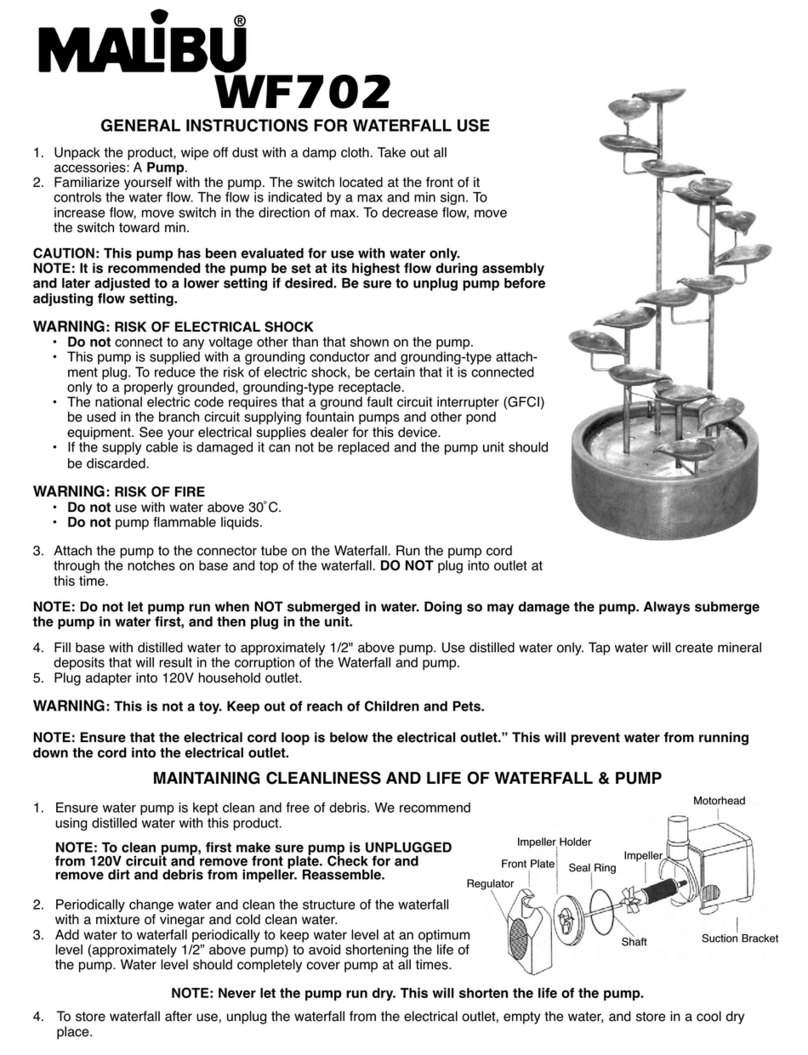 Malibu Boats WF702 General instructions