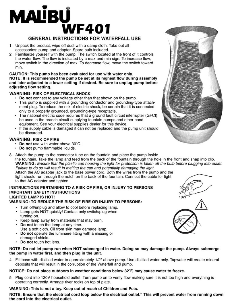 Malibu Boats WF401 Instruction manual
