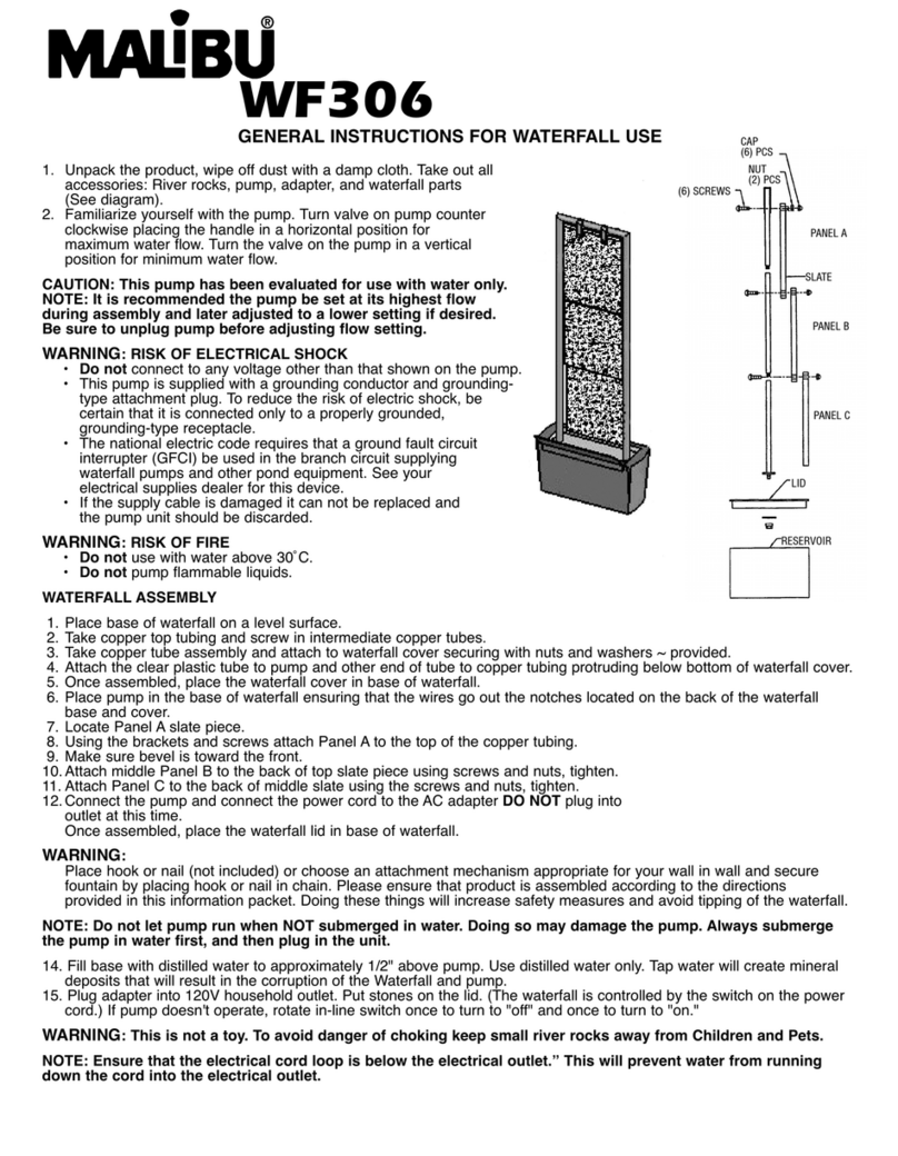 Malibu Boats WF306 Instruction manual