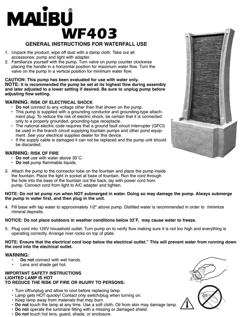 Malibu Boats WF403 General instructions