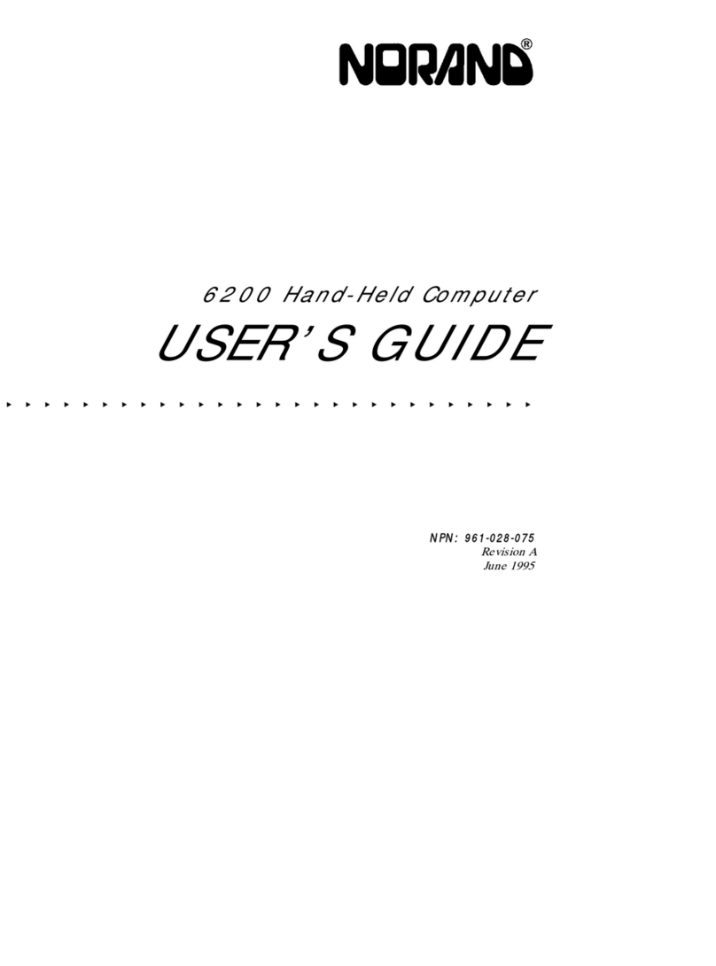 Norand 6200 user guide