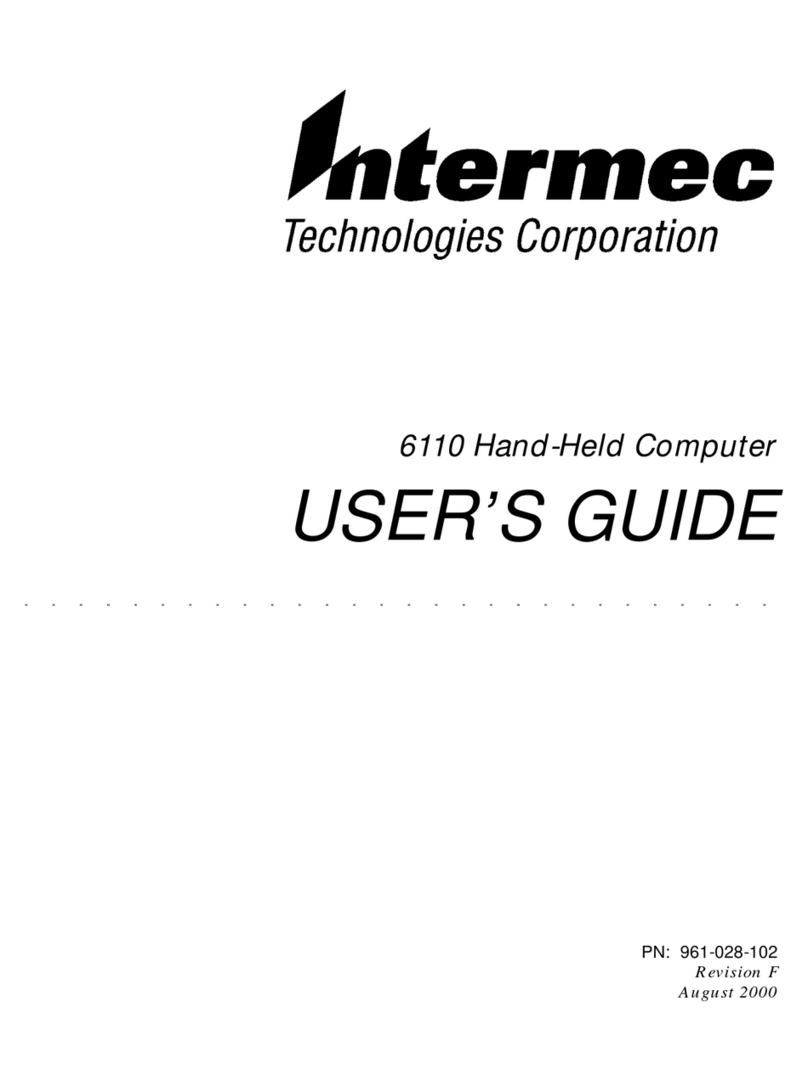 Intermec 6110 User manual