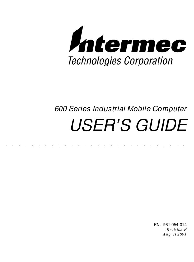 Intermec 600 Series 600 User manual