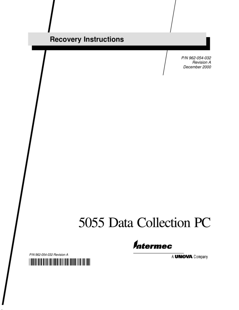 Intermec 5055 Use and care manual
