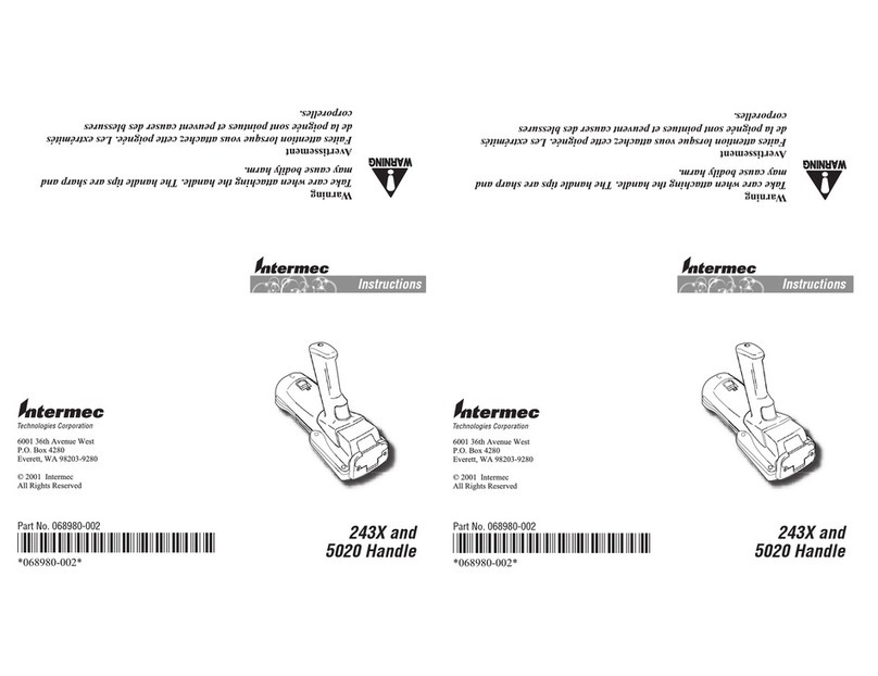 Intermec 5020 User manual