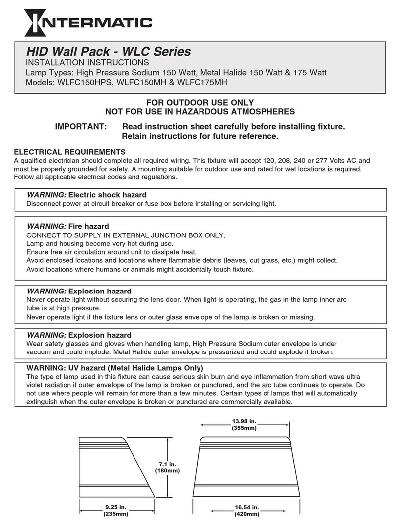 Intermatic WLFC150HPS installation instructions