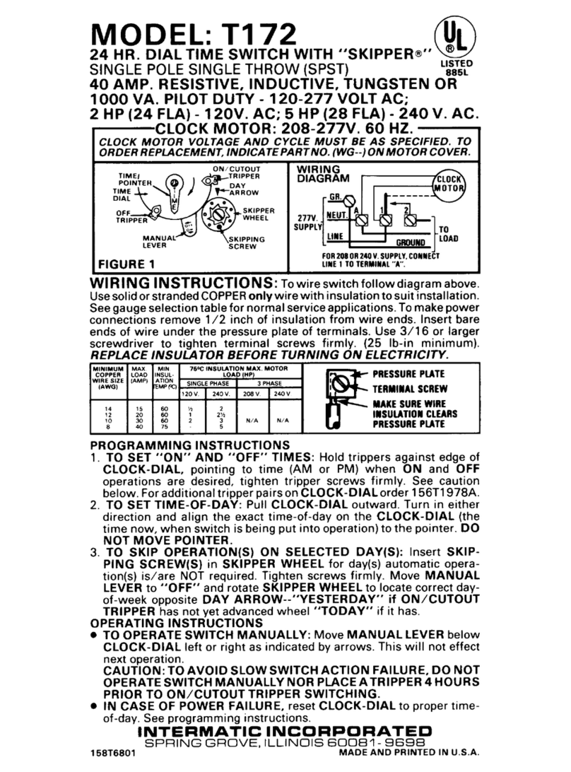 Intermatic T172 Manual