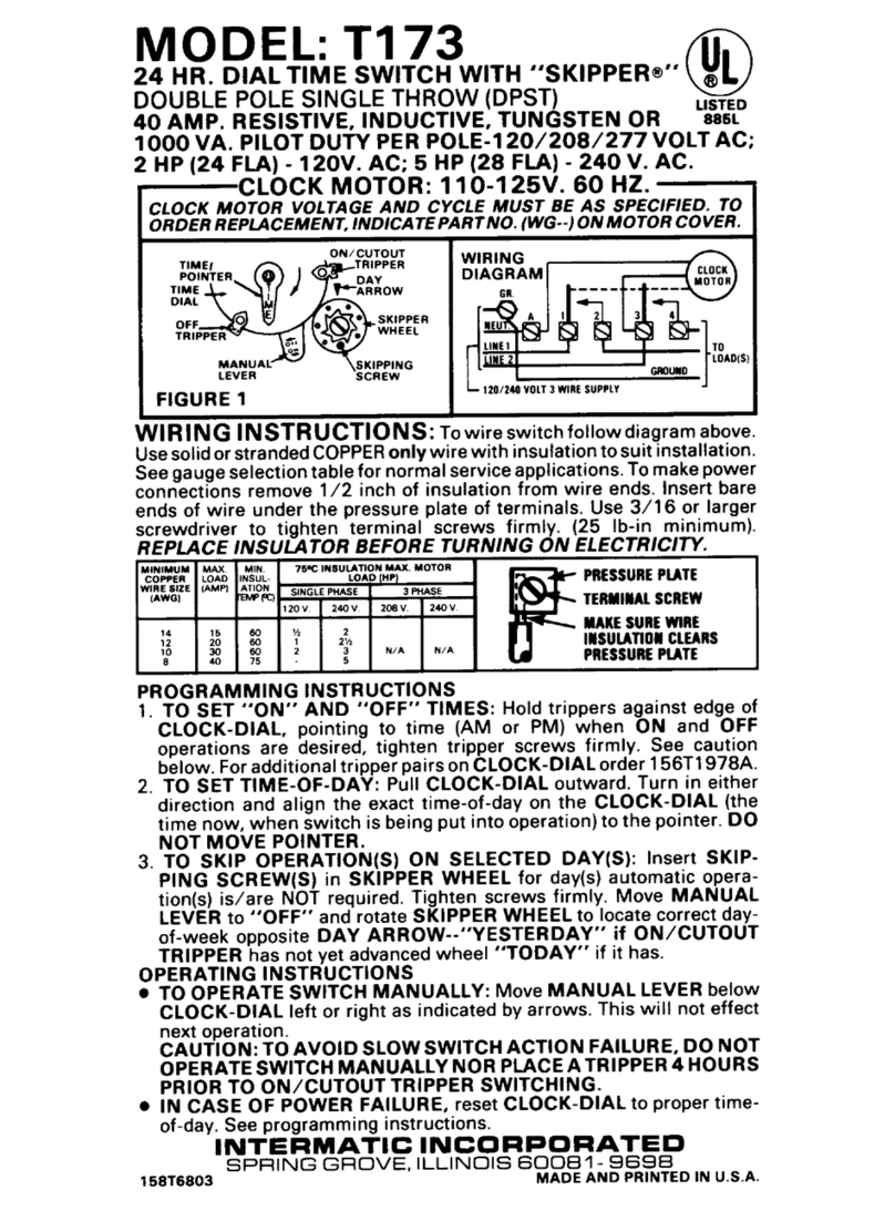 Intermatic T173 Manual